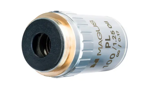 gráfico Objetivo MAGUS SF100 OIL 100х/1,25 Plan Pol ∞/0,17,  4