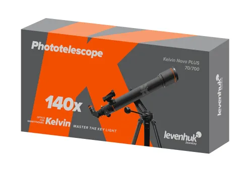 fotografía Fototelescopio Levenhuk Kelvin Nova PLUS 70/700,  8