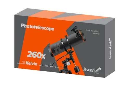 foto Fototelescopio Levenhuk Kelvin Nova PLUS 130/650,  7