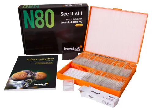 fotografía Juego de preparaciones Levenhuk N80 NG «Lo verás todo»,  14