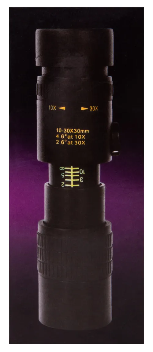 gráfico Monocular Levenhuk Atom 10–30x30,  13