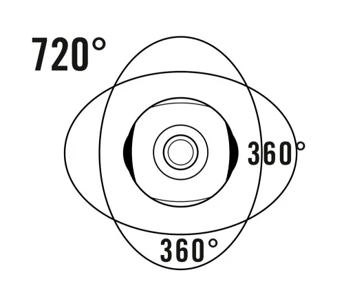 foto Cámara de acción Bresser National Geographic HD 720° Android,  3