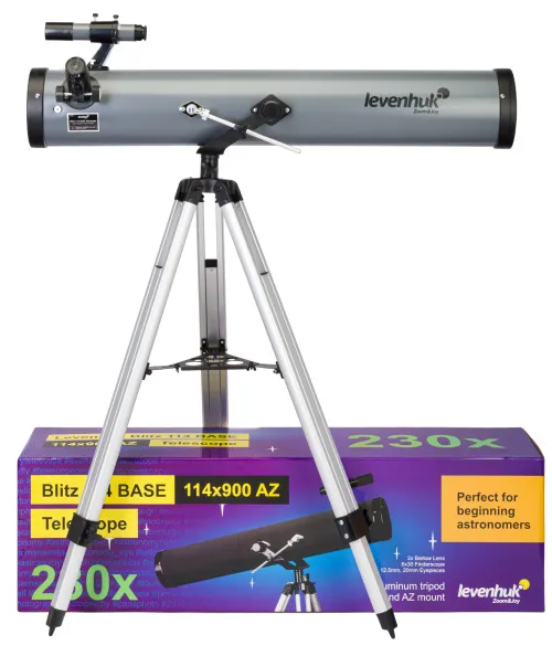 fotografía Telescopio Levenhuk Blitz 114 BASE,  2