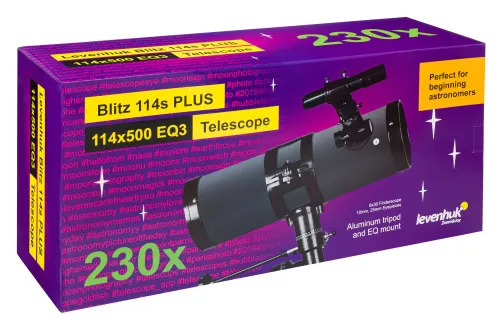 fotografía Telescopio Levenhuk Blitz 114s PLUS,  12