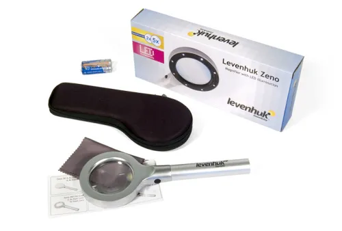 foto Lupa Levenhuk Zeno 500 LED, 3,5x, 56 mm, Metal,  3