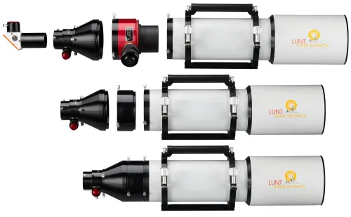 fotografía Telescopio solar LUNT LS130THa/B1800 H-alpha,  5