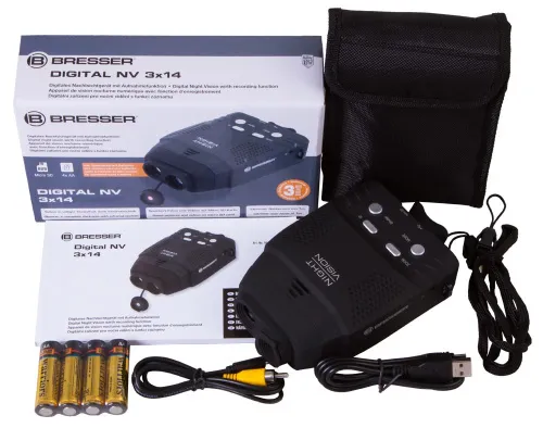 gráfico Monocular digital de visión nocturna Bresser 3x14 con función de grabación,  11