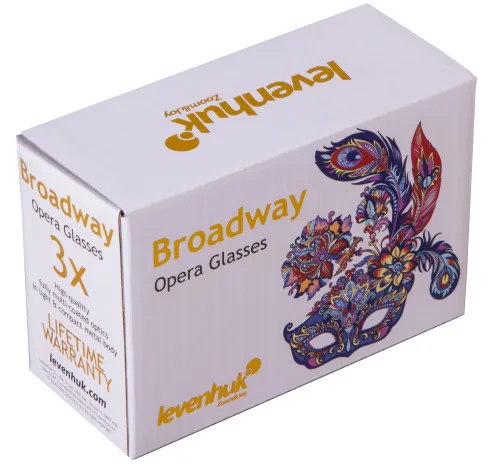 foto Prismáticos de ópera Levenhuk Broadway 325C con cadena,  12