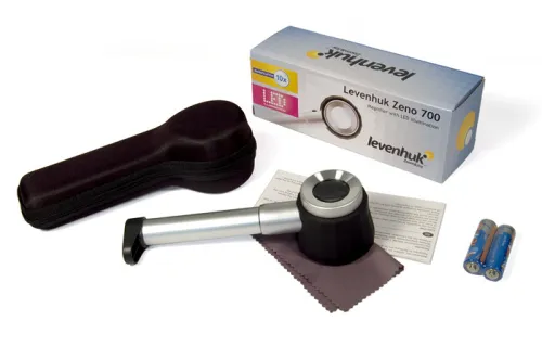 gráfico Lupa Levenhuk Zeno 700 LED, 10x, 30 mm, Metal,  3