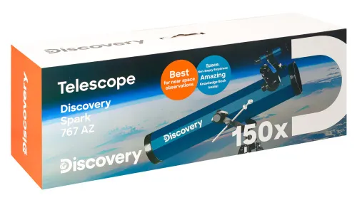 gráfico Telescopio Levenhuk Discovery Spark 767 AZ con libro,  15
