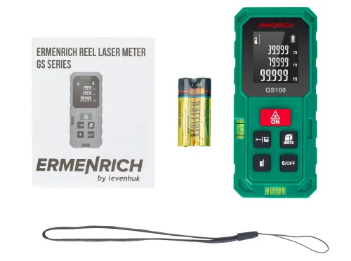 fotografía Medidor láser Ermenrich Reel PLUS GS100,  2