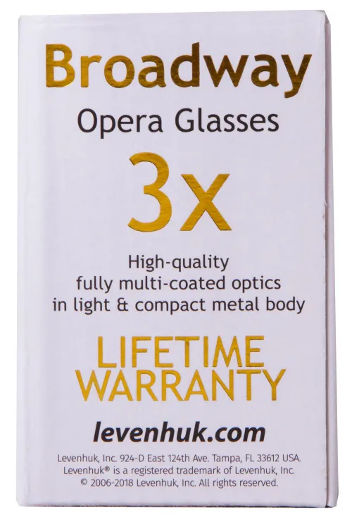 foto Prismáticos de ópera Levenhuk Broadway 325C con cadena,  14