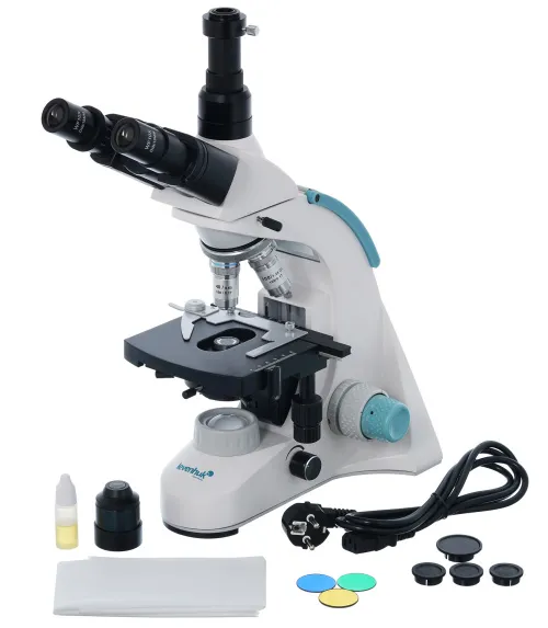 gráfico Microscopio trinocular Levenhuk 950T DARK,  2