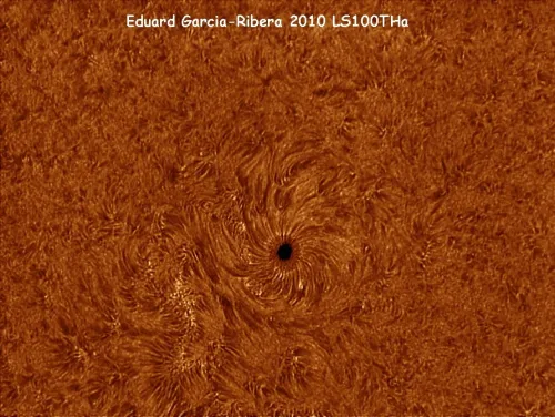 imagen Telescopio solar LUNT LS100THa/B1200 H-alpha,  4