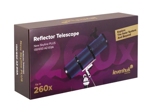 fotografía Telescopio Levenhuk New Skyline PLUS 130/650 AZ-EQA,  14