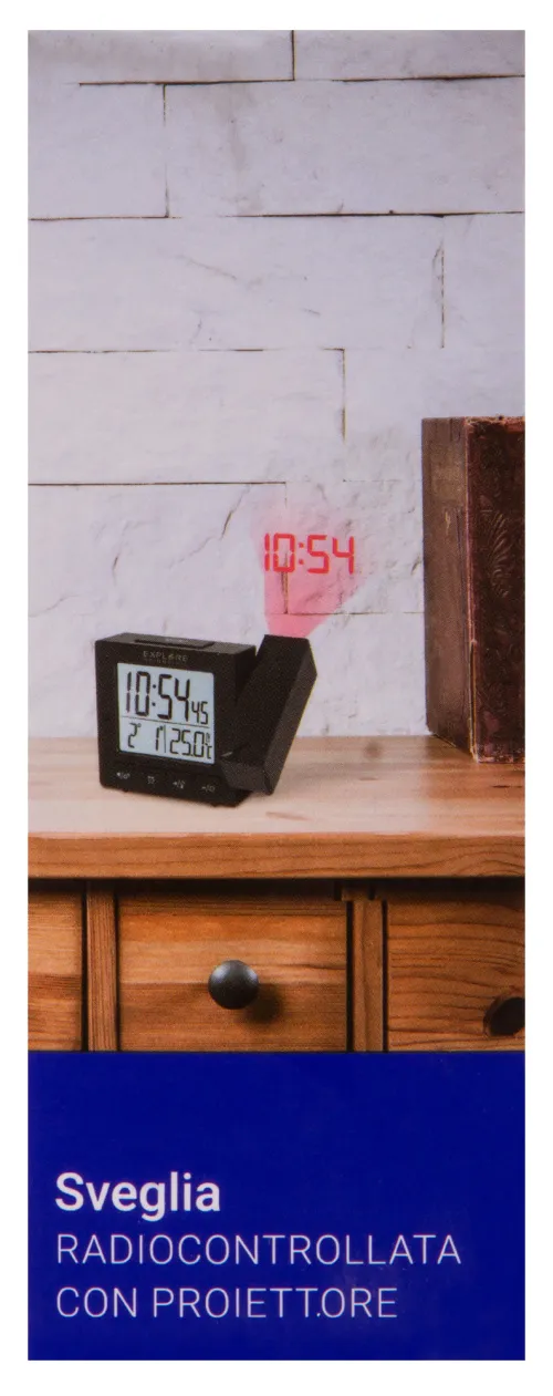 imagen Reloj de proyección digital RC Explore Scientific, negro,  18