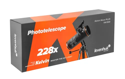 foto Fototelescopio Levenhuk Kelvin Nova PLUS 114/500,  18