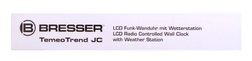foto Estación meteorológica Bresser TemeoTrend JC LCD RC (reloj de pared), negro,  13