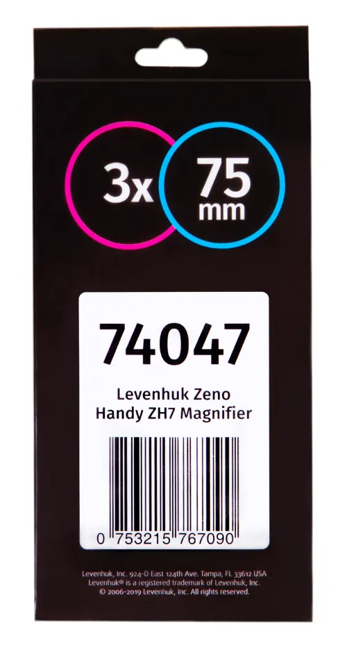 gráfico Lupa Levenhuk Zeno Handy ZH7,  9