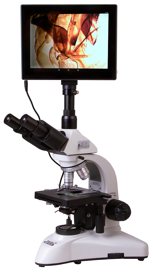 fotografía Microscopio trinocular digital Levenhuk MED D20T LCD