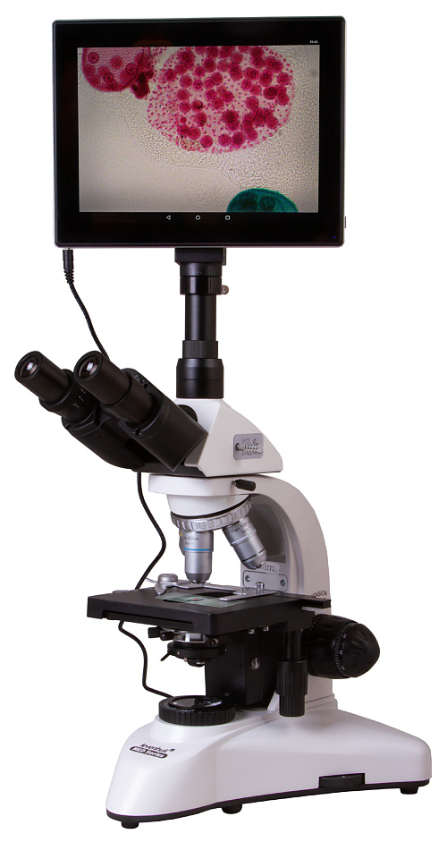 fotografía Microscopio trinocular digital Levenhuk MED D25T LCD