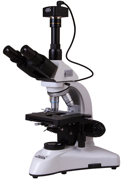 foto Microscopio trinocular digital Levenhuk MED D20T