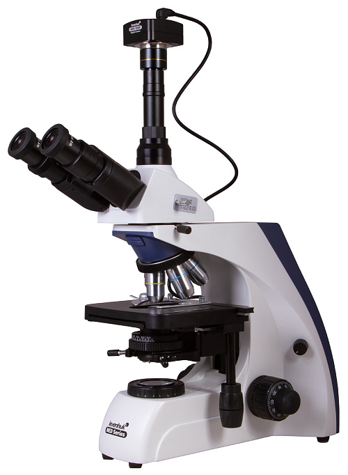 foto Microscopio trinocular digital Levenhuk MED D30T