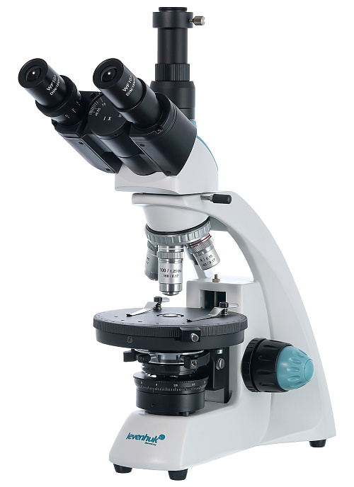 imagen Microscopio trinocular Levenhuk 500T POL